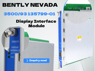 Modul Antarmuka Tampilan Bently Nevada 3500/93 135799-01